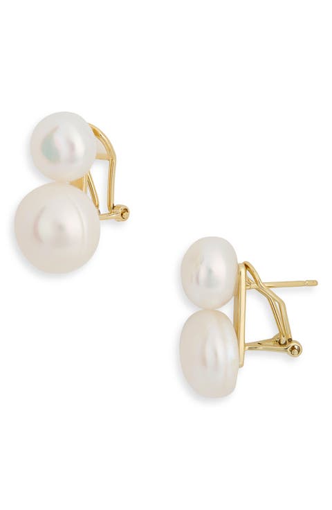 Bianca Double Pearl Earrings