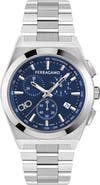 FERRAGAMO Vega Upper East Two-Tone Bracelet Chronograph Watch, 42mm