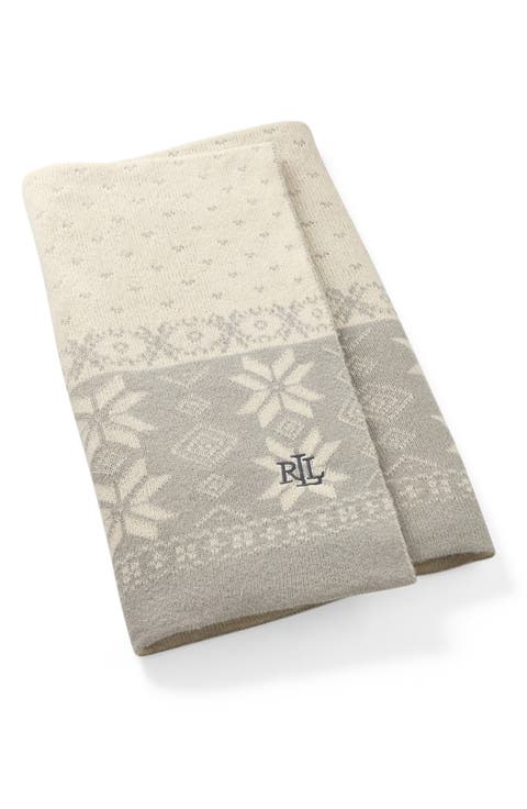 Ingrid Snowflake Throw Blanket