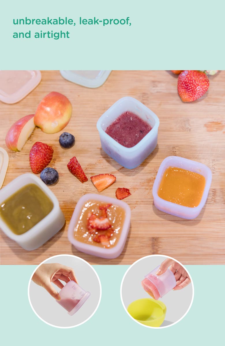 Olababy Set of 4 Food Containers, Alternate, color,