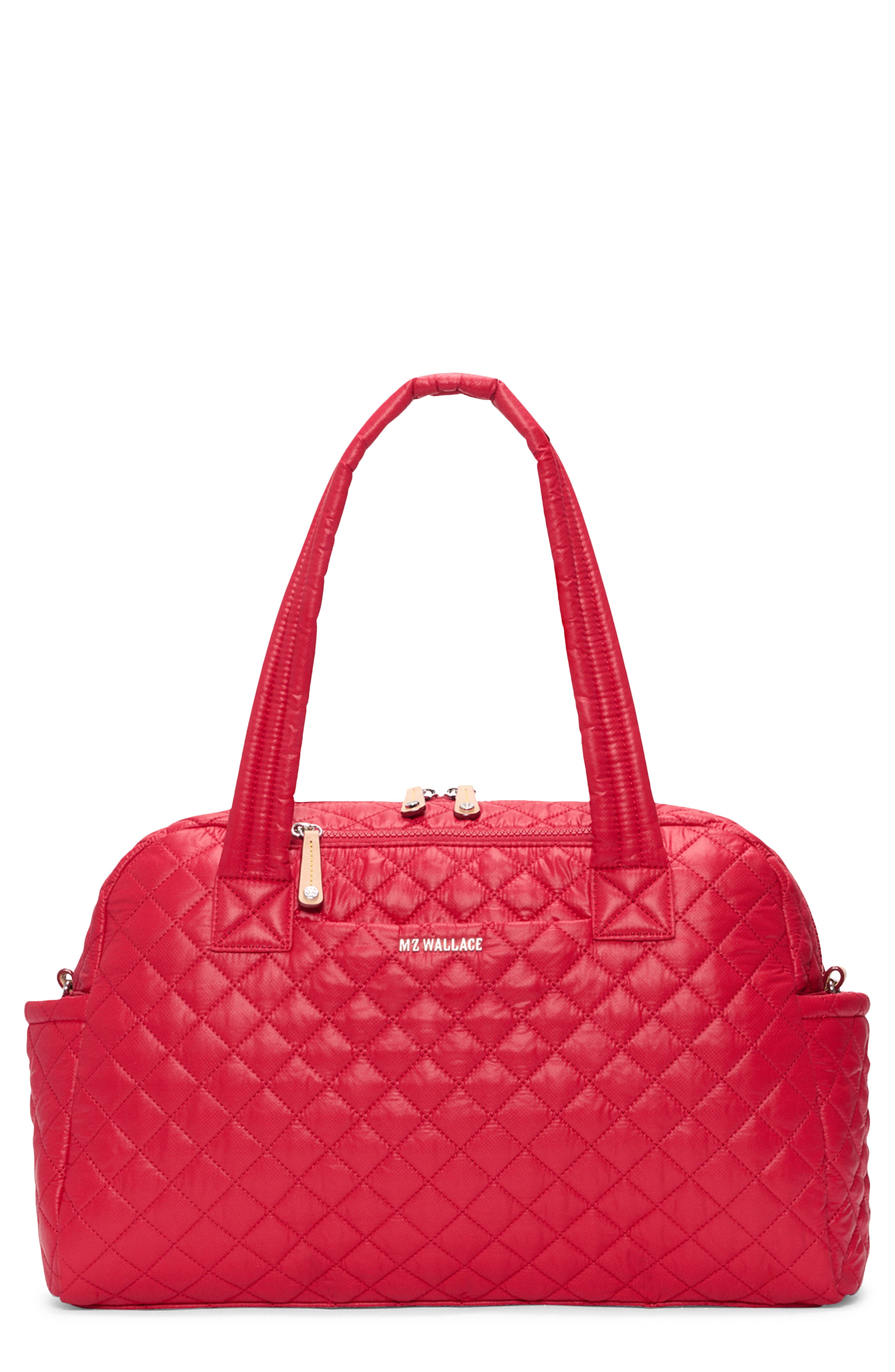 MZ Wallace Jimmy Deluxe II Quilted Nylon Duffle Bag, Main, color, 