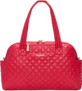 MZ Wallace Jimmy Deluxe Quilted Nylon Duffle Bag