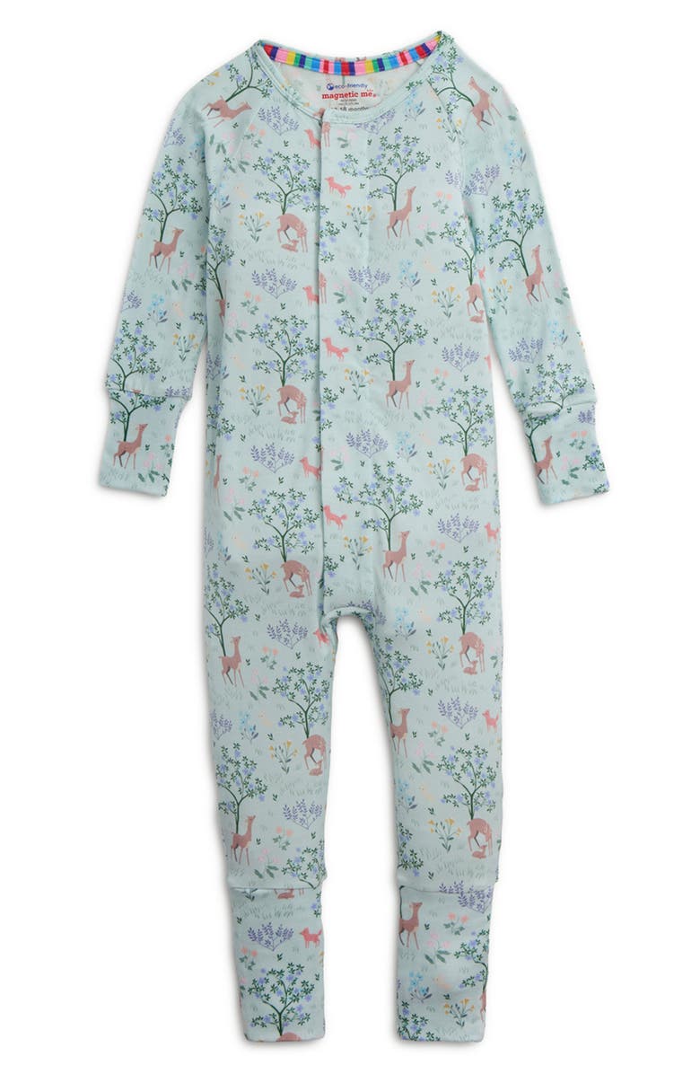 Magnetic Me Love You Deerly Convertible Romper, Main, color, Blue