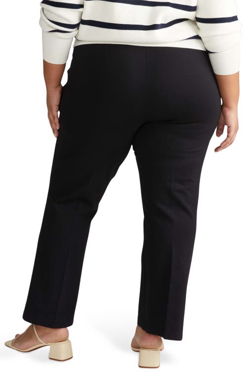Universal Standard Prestige Flare Ponte Pants In Black