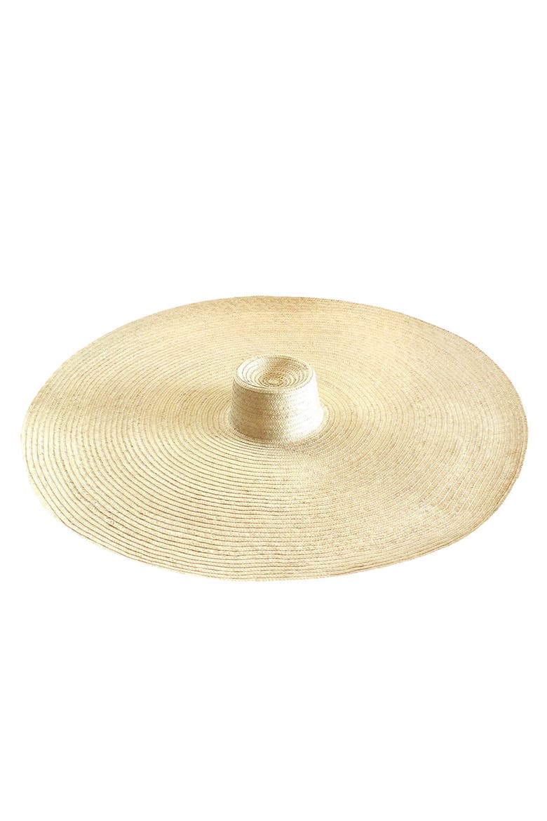 The Solana Oversized Straw Hat, Main, color, Natural