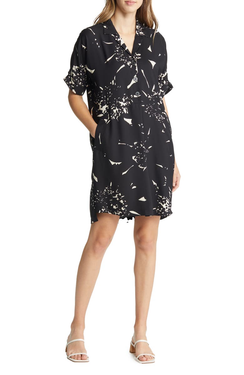 NIC+ZOE Floral Billow Sleeve Shirtdress, Alternate, color,