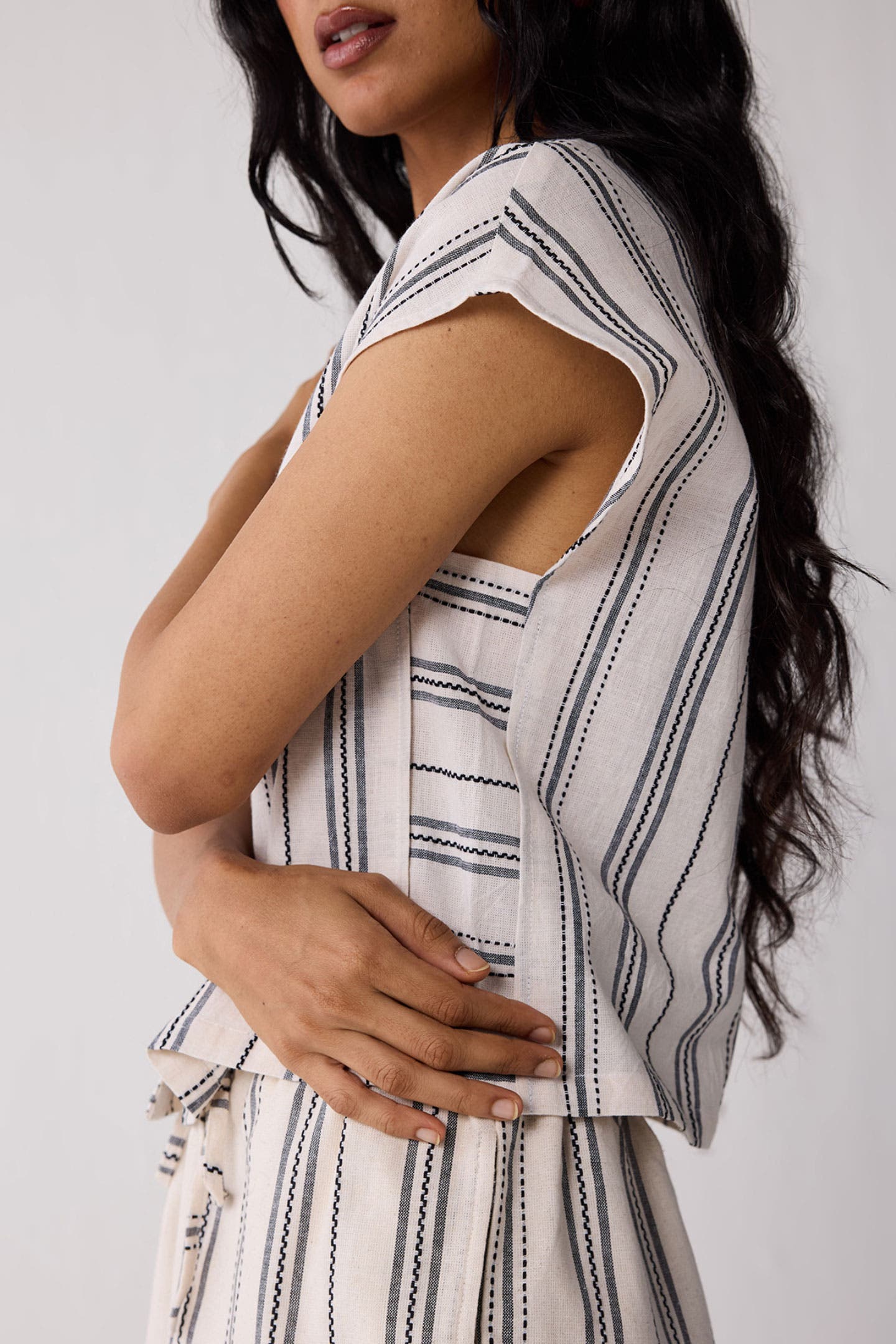 Relaxed V-Neck Top - image 2