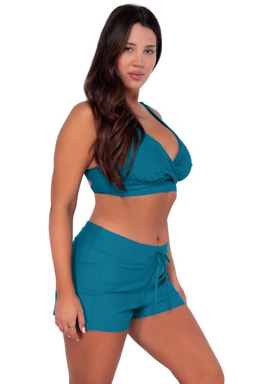 Sunsets Elsie Top In Avalon Teal