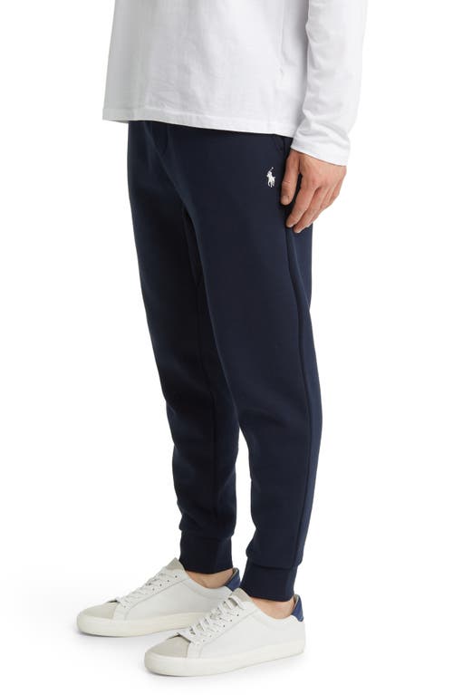 Polo Ralph Lauren Double Knit Jogger Pants In Aviator Navy