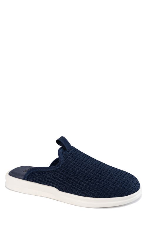 Lusso Cloud Pelli Waffle Knit Slipper In Indigo/marshmallow