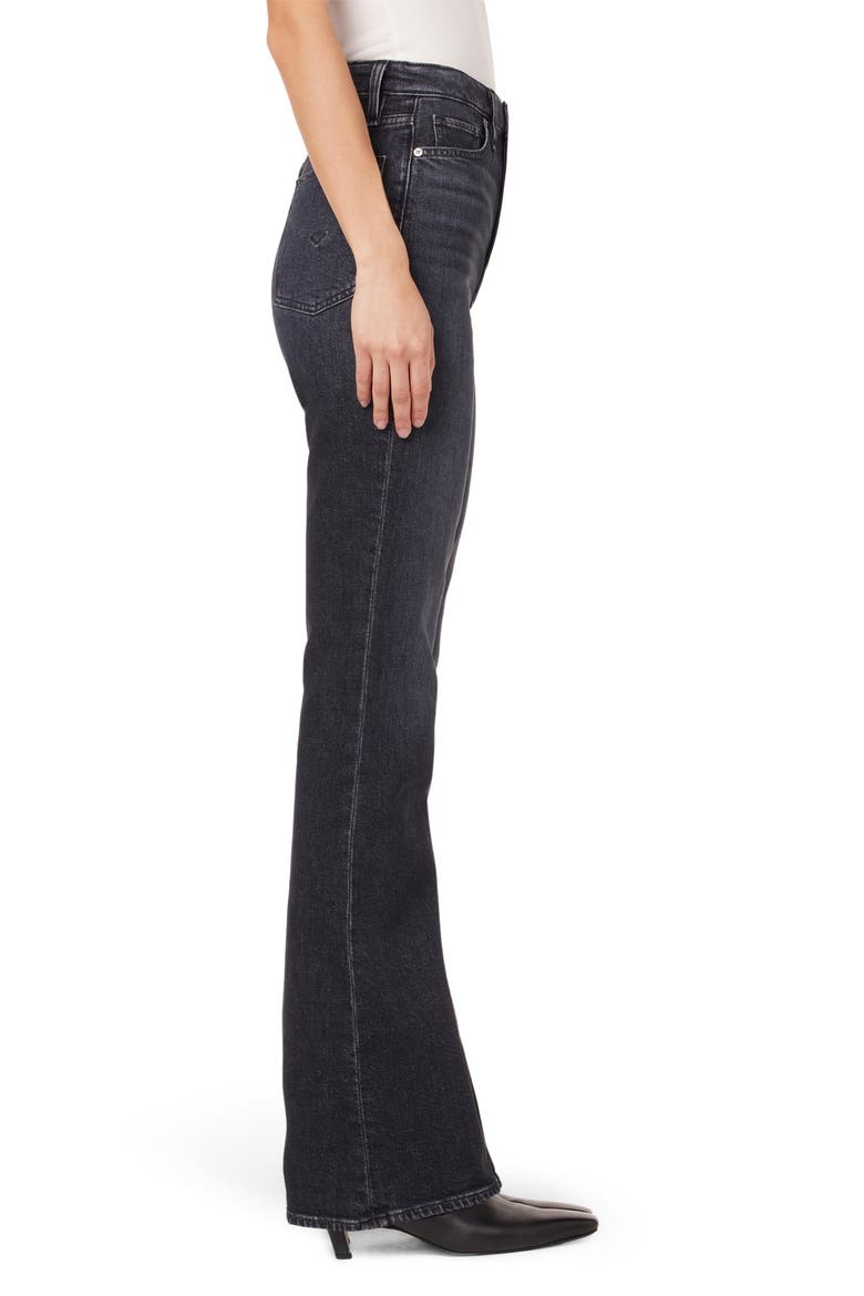 Faye Ultra High Waist Flare Jeans, Alternate, color, ECO BLACK