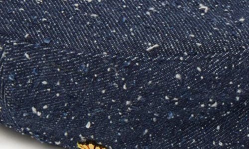 Lele Sadoughi Bridget Denim Pillbox Beret In Blue