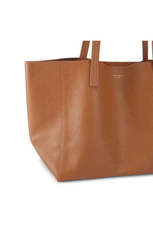 Kurt Geiger London Violet Leather Hobo Bag In Brown