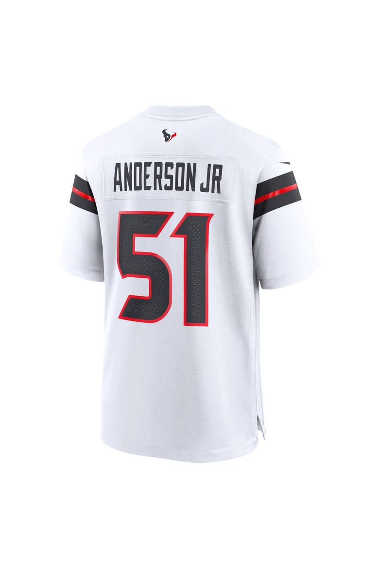Men's Nike Will Anderson Jr. White Houston Texans Game Jersey, Alternate, color, White