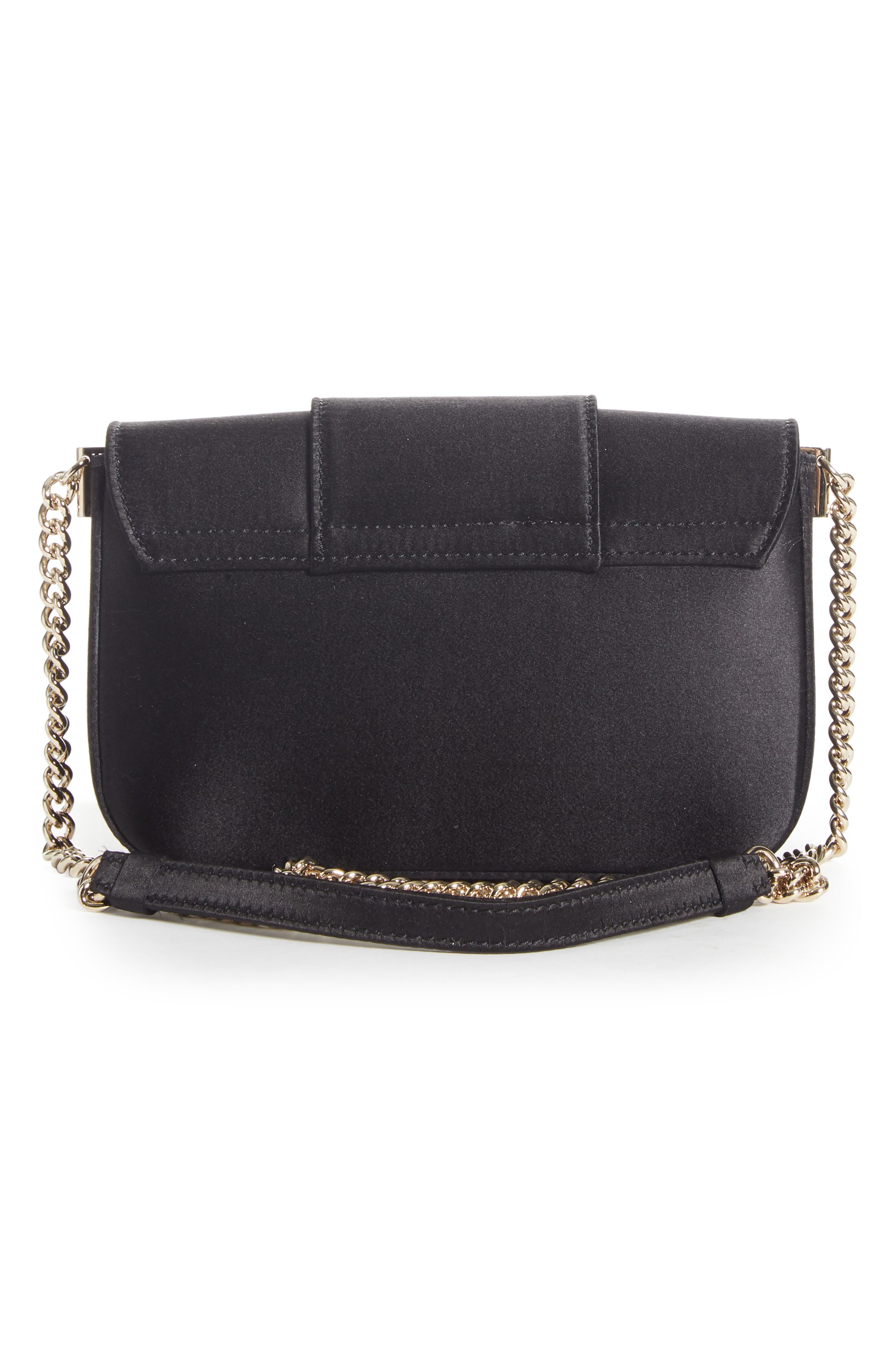 Roger Vivier Très Vivier Crystal Buckle Crossbody Bag, Alternate, color, 
