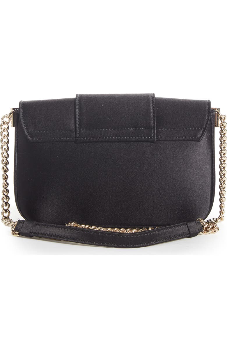 Roger Vivier Très Vivier Crystal Buckle Crossbody Bag, Alternate, color,