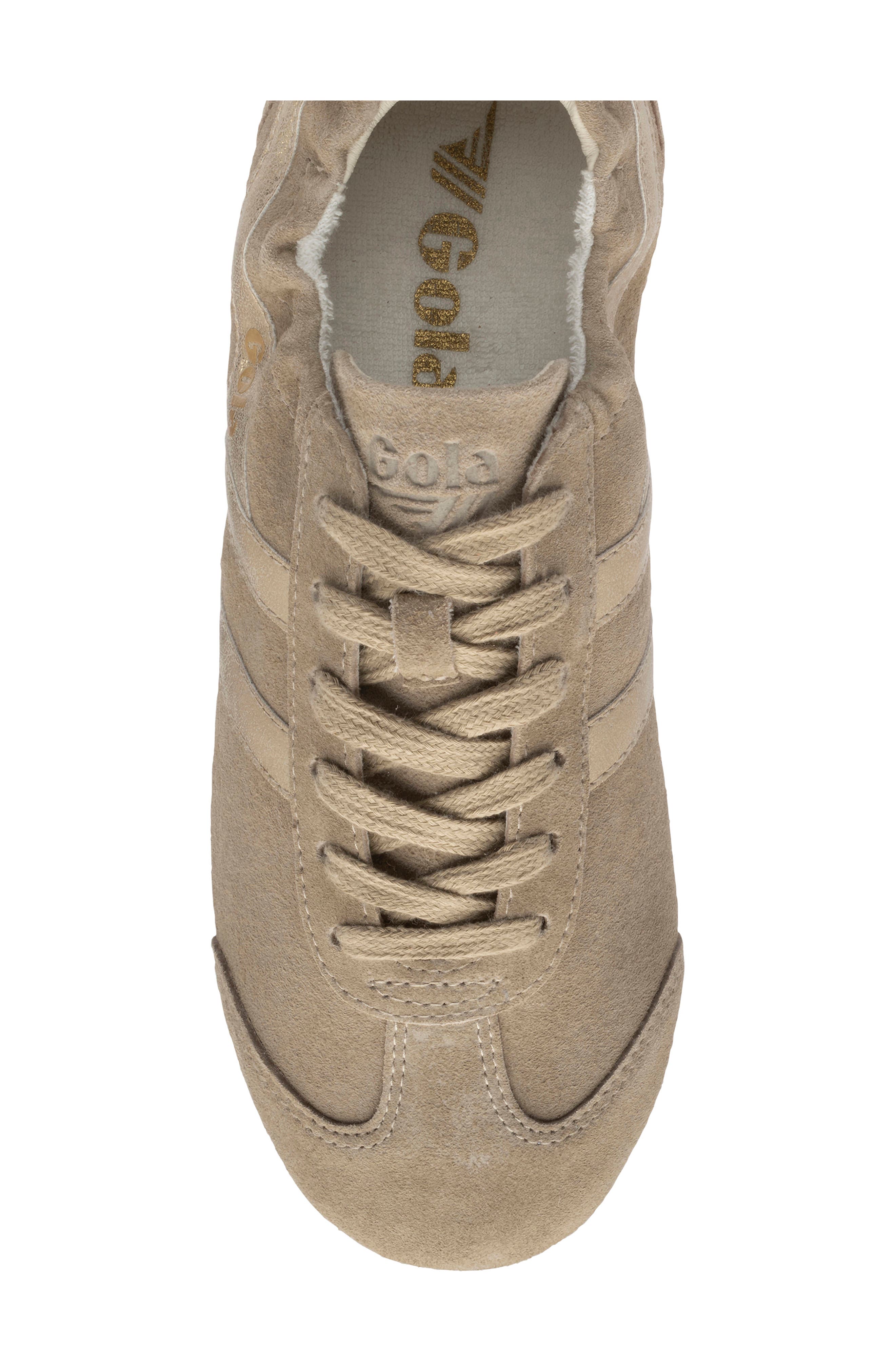 Aurora Leather Sneaker, Alternate, color, BONE/ GOLD