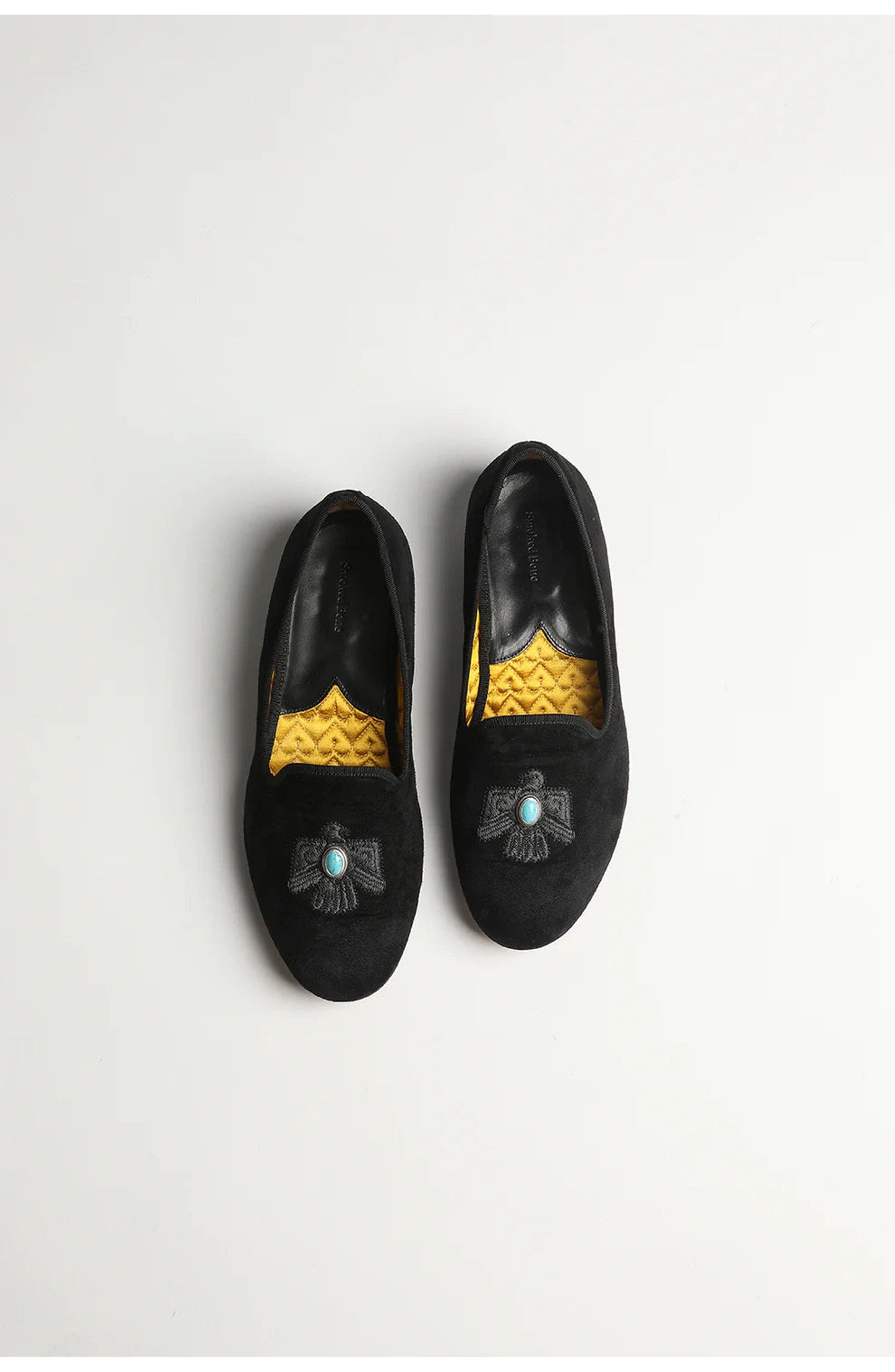 Broadway Suede Moccasin, Main, color, Black