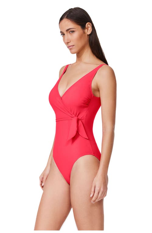 Profile By Gottex Tutti Frutti Fashion Surplice One Piece In Multi