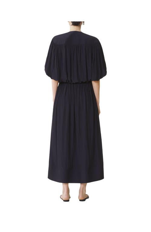 Lanvin Midi Dress In Charmeuse In Gray