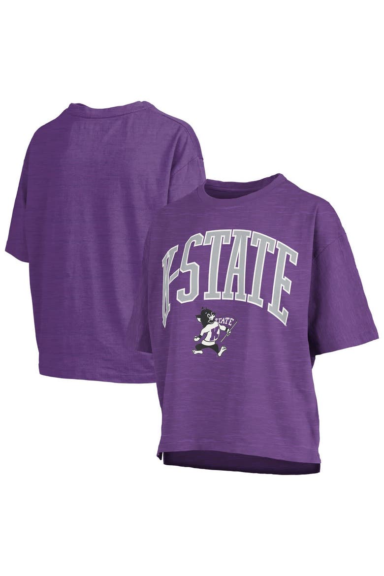 Women's Pressbox  Purple Kansas State Wildcats Nelson T-Shirt, Main, color, Purple