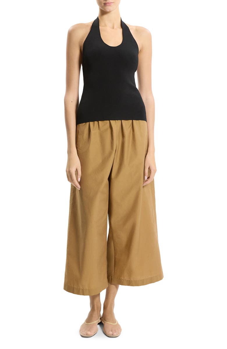 Theory Halter Knit Tank, Alternate, color, Black - 001