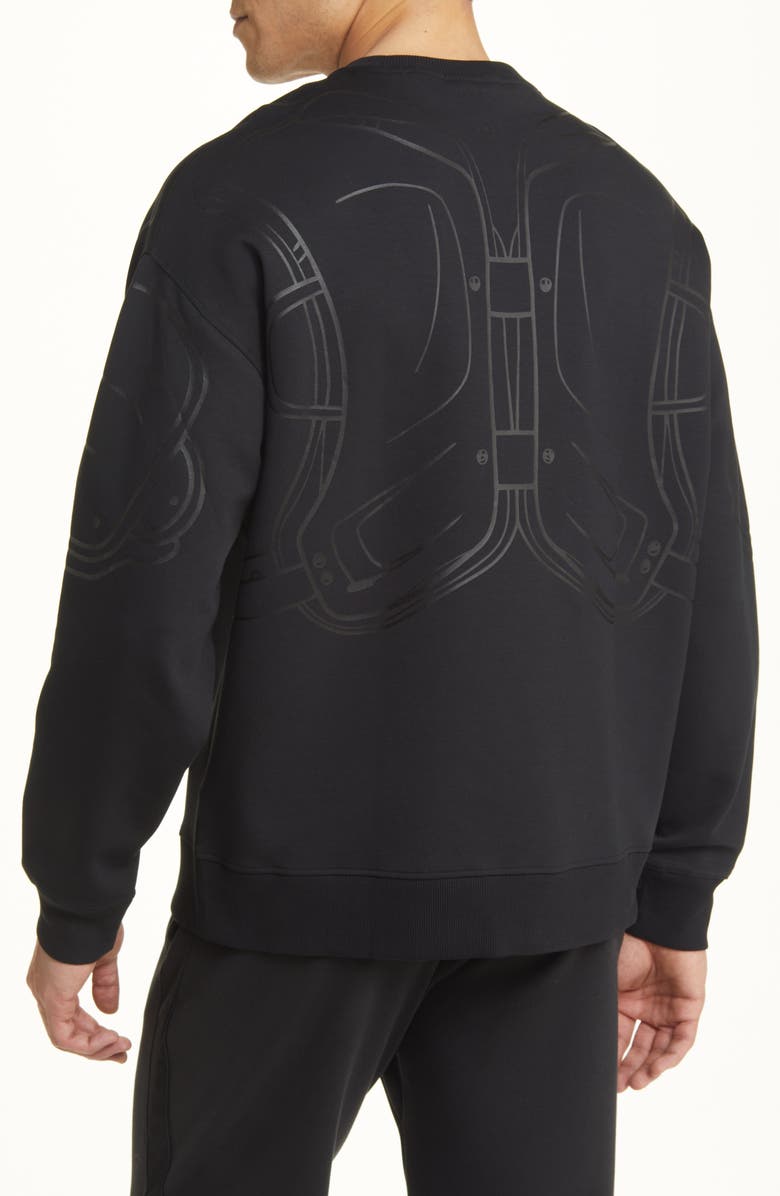 BOSS x NFL Blitz Crewneck Sweatshirt, Alternate, color, New York Giants Black