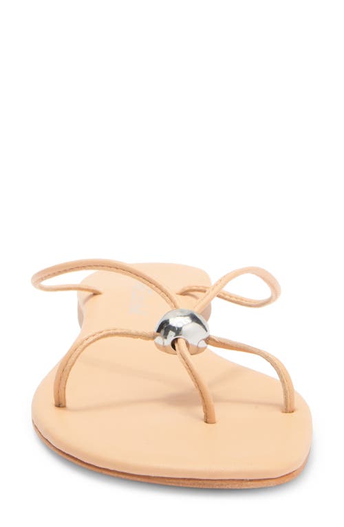 Shop Jeffrey Campbell Cherished Sandal In Buff Silver