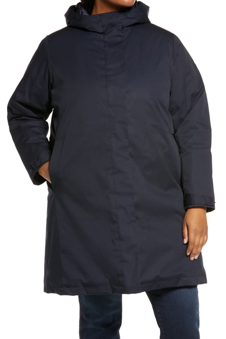 Bernado Insulated Hooded Raincoat, Alternate, color, SPACE