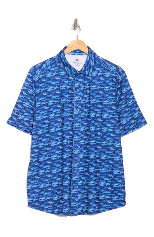 Johnston & Murphy Xc4® Performance Short Sleeve Button-up Shirt