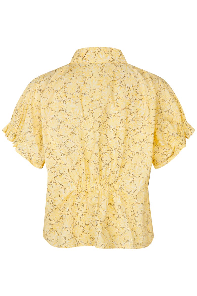 MaIndorix Floral Print Shirt, Alternate, color, Lemonade