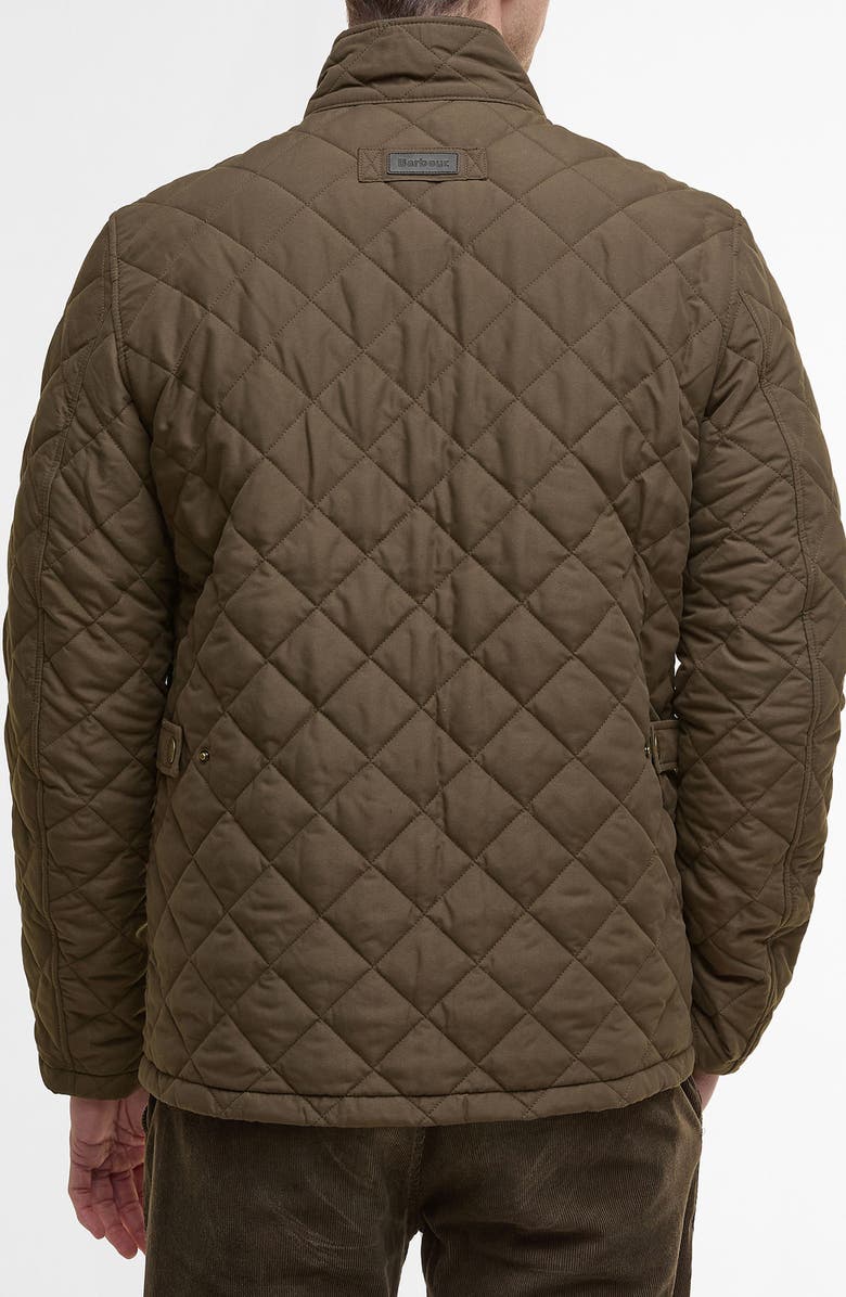 Barbour Shoveler Quilted Jacket, Alternate, color, Dark Olive