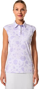 Coolibar Women's Dew Performance Sleeveless Polo, UPF 50+ Sun Protection