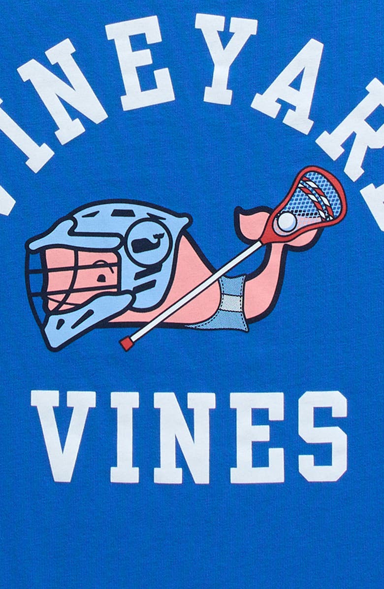 vineyard vines Kids' Lacrosse Whale Cotton Graphic T-Shirt, Alternate, color, 