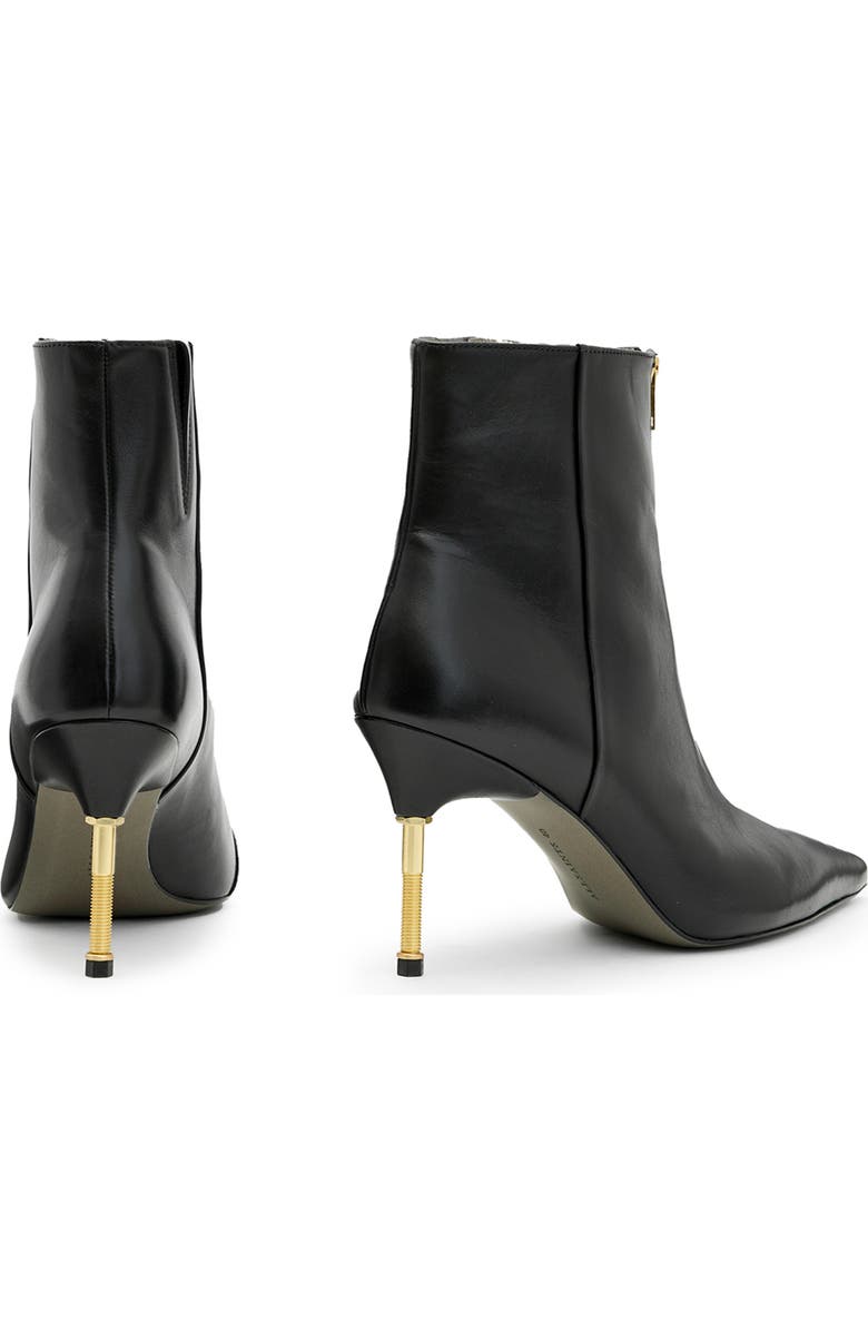 AllSaints Natasha Bootie, Alternate, color, Black/ Warm Brass