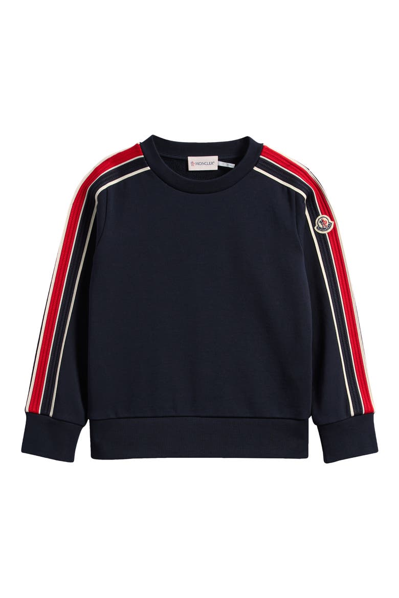 Kids' Cotton Sweatshirt, Main, color, NAVY