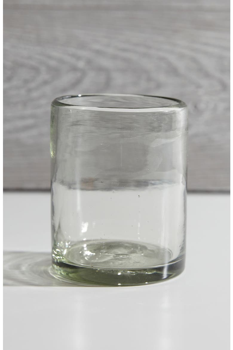 Handblown Glasses DOF - Set of 4, Alternate, color, Clear