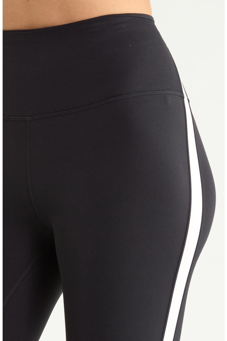 Miles High Waist Rigor 7/8 Leggings, Alternate, color, BLACK/ WHITE