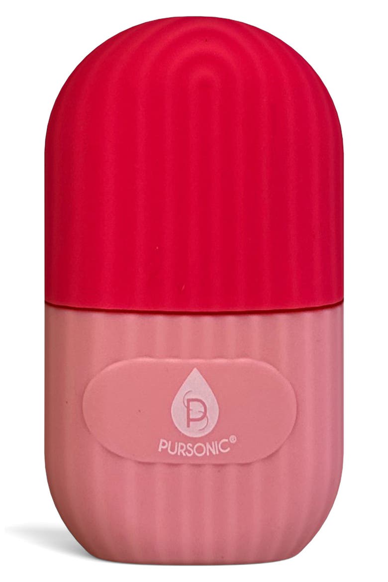 Ice Cube Facial Roller Massager, Main, color, PINK