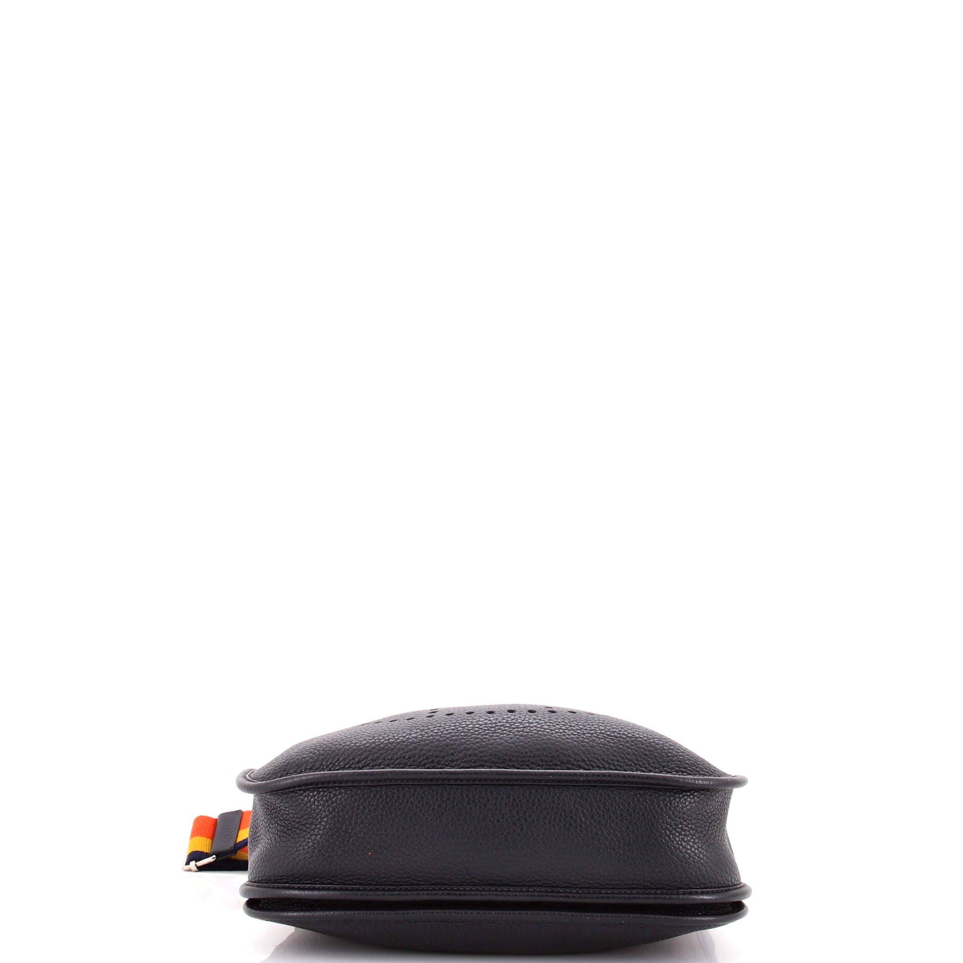 Pre-Owned Hermes Evelyne Bag Gen III Clemence PM, Alternate, color, Bleu Indigo