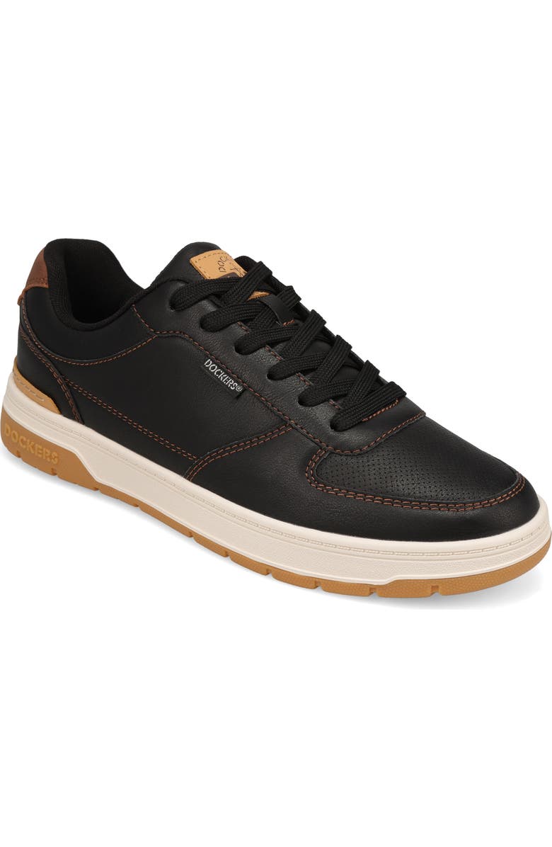 Dockers<sup>®</sup> Frederick Lace-Up Sneaker, Main, color, Black/ British Tan