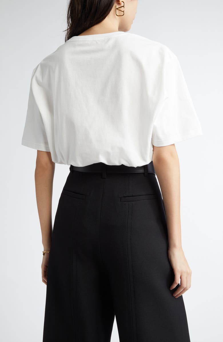 Valentino Garavani Chez Valentino Oversize Logo Graphic T-Shirt, Alternate, color, Ivory