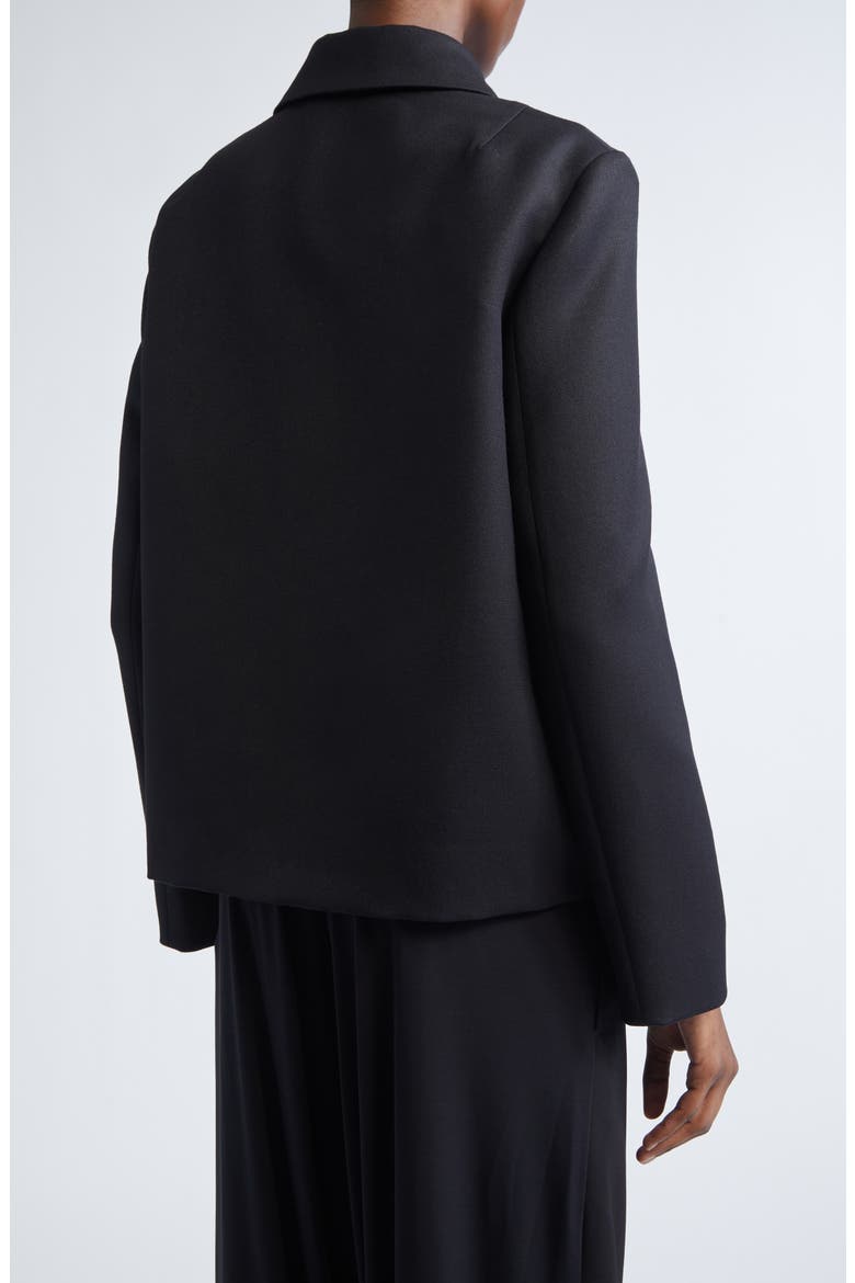 Boxy Wool Crop Jacket, Alternate, color, BLACK
