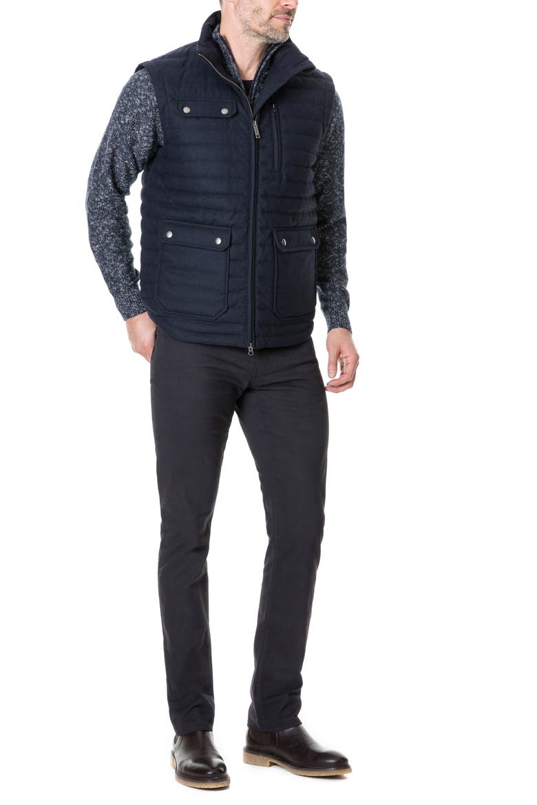 Gapes Valley Regular Fit Quilted Vest, Alternate, color, NAVY