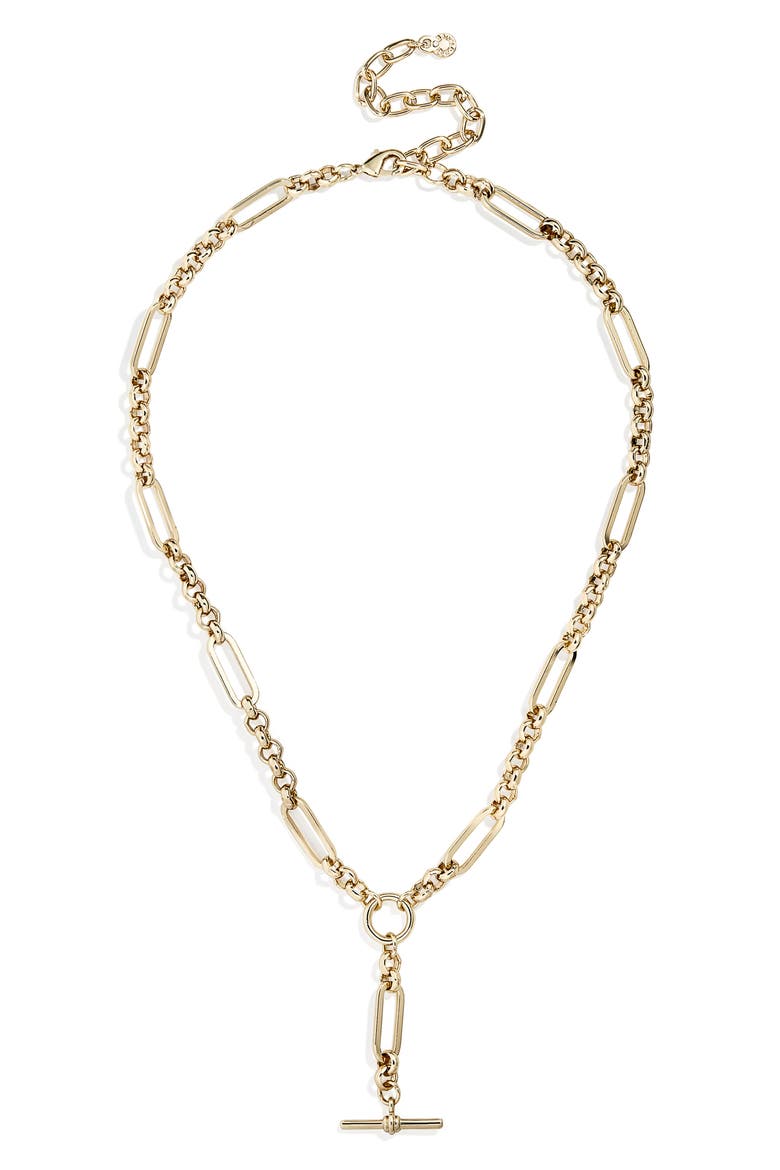 Taia Mariner Y-Necklace, Alternate, color, GOLD