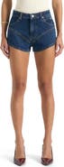 Manière De Voir Lore Contour Denim Mini Shorts