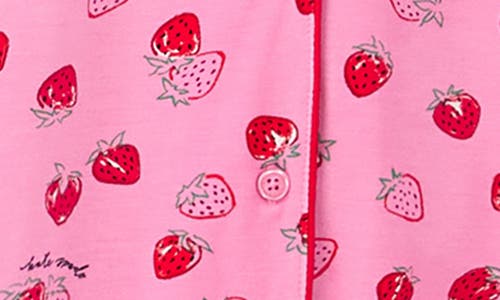 Kate Spade New York Short Sleeve Boxer Pajama Set In Pink