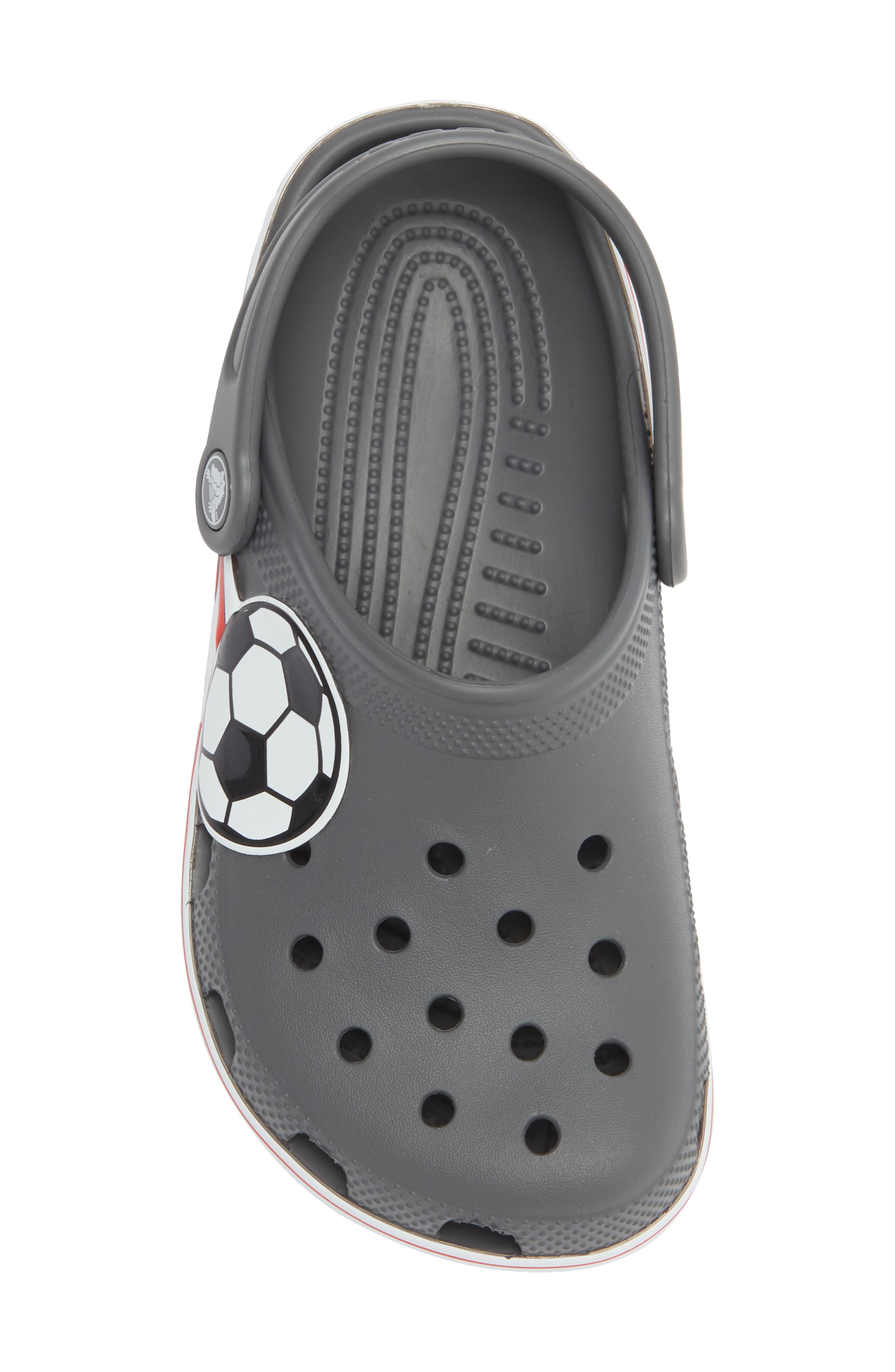 CROCS Kids' Soccer Clog, Alternate, color, Slate Grey