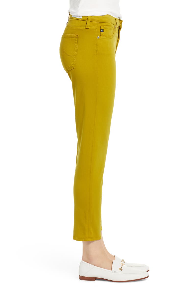 The Prima Mid Rise Crop Cigarette Jeans, Alternate, color, LIMELIGHT