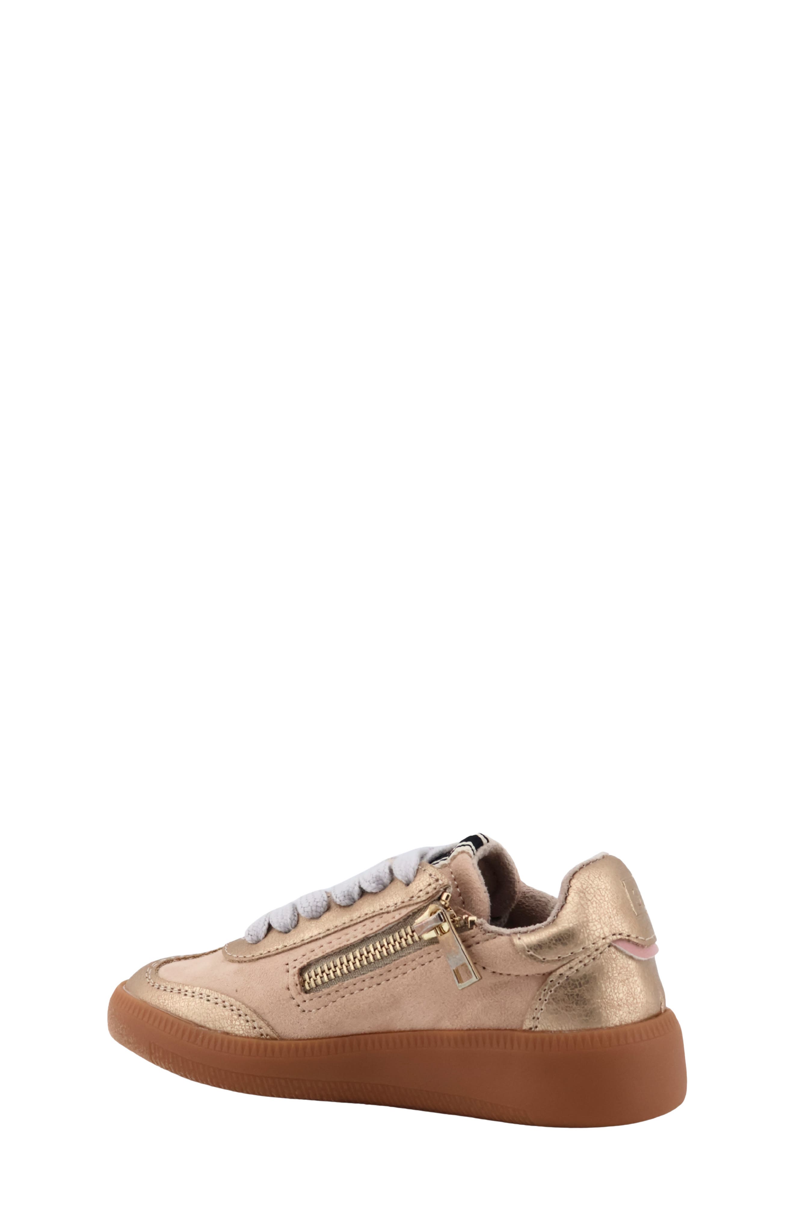 Kids' Stevie Mini Sneaker, Alternate, color, BEIGE SUEDE
